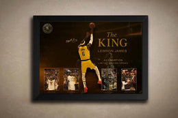 The King LeBron James Legacy Wall Art