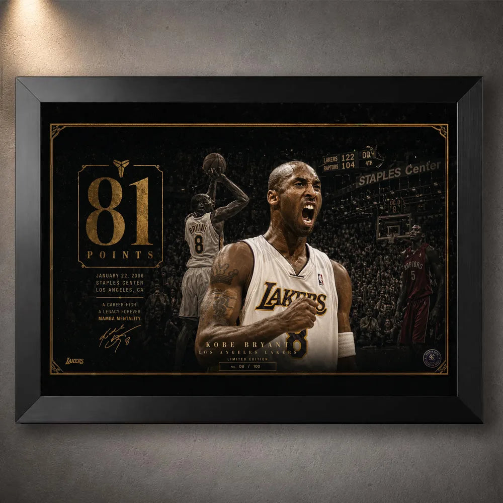 The 81 Kobe Bryant Wall Art