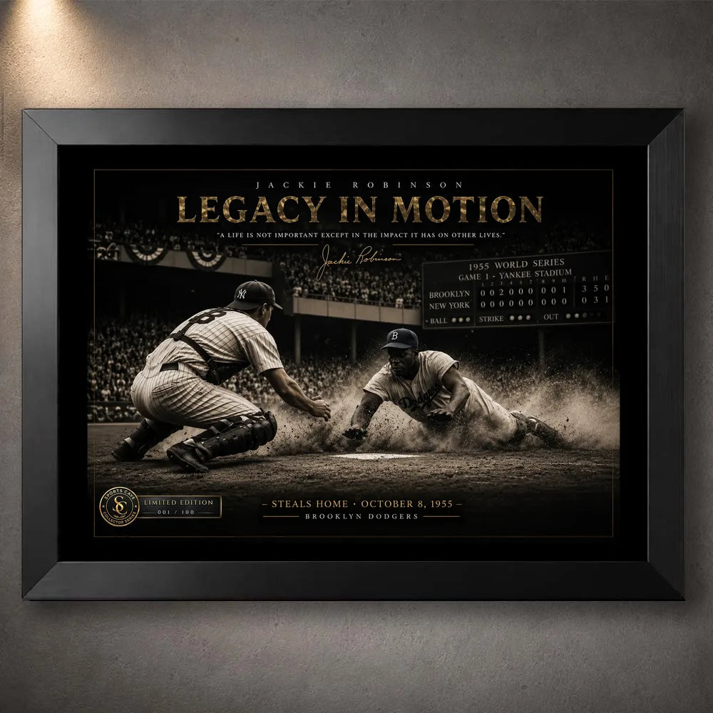 Legacy In Motion Jackie Robinson Wall Art