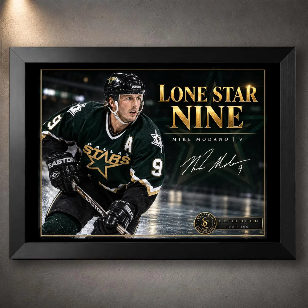 Lone Star Nine: Mike Modano Wall Art