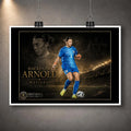 Mackenzie Arnold Matilda's sports wall art shown unframed with the full goalkeeper collector artwork visible.