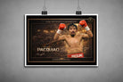 Unframed Manny Pacquiao “The People’s Champion” boxing poster artwork with arena lighting and signature style sports art prints.