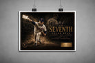 Nolan Ryan The Seventh unframed baseball print, limited edition sports prints honoring his record 7th no-hitter.