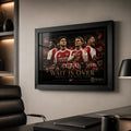 Arsenal Framed football wall art in office
