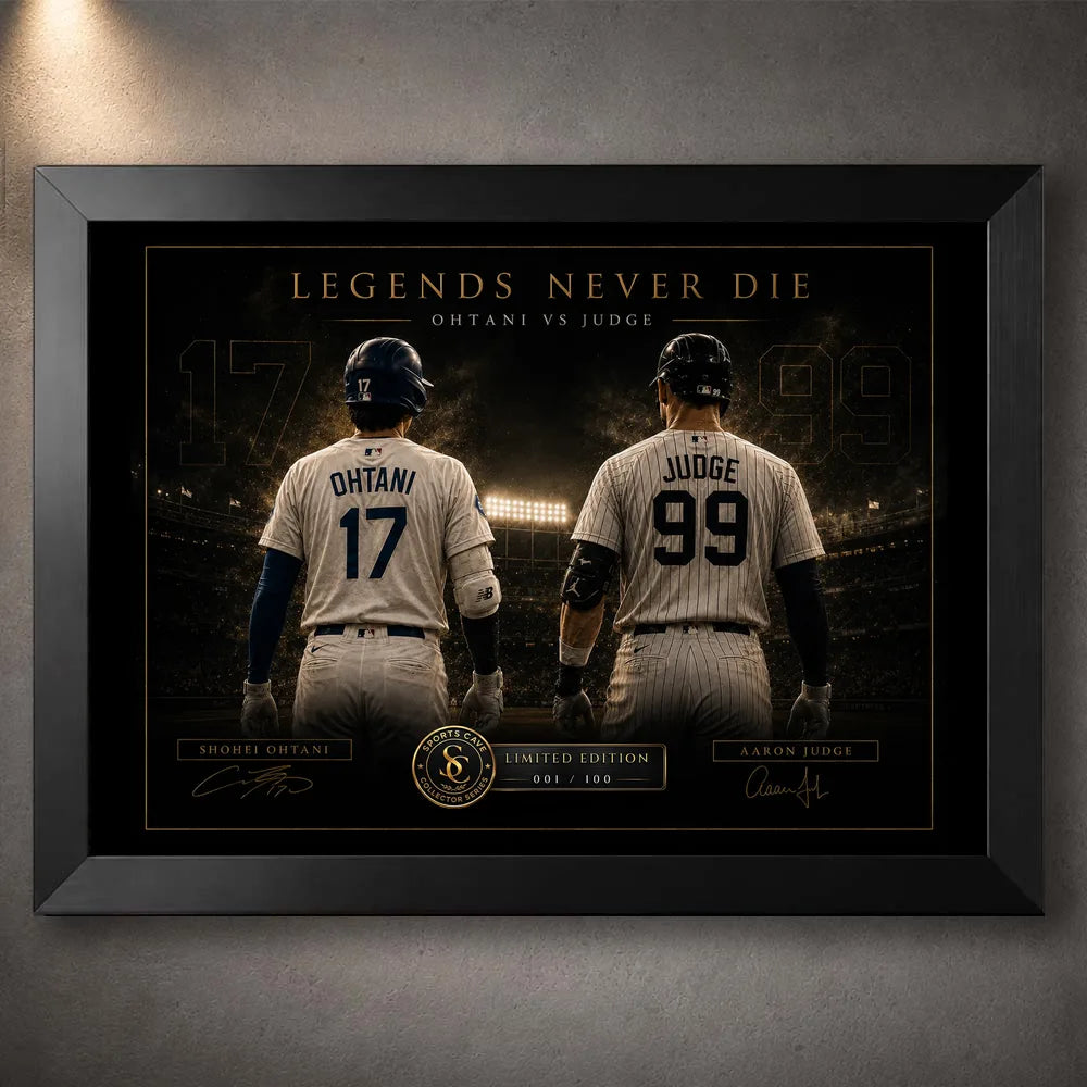 Legends Never Die Ohtani vs Judge Wall Art