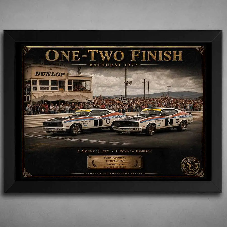 Bathurst 1977 Ford Falcon XC One-Two Finish Wall Art