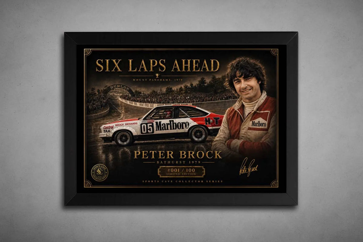 Six Laps Ahead Peter Brock Wall Art