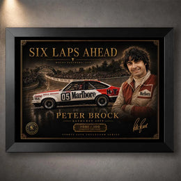 Six Laps Ahead Peter Brock Wall Art