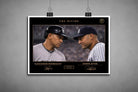 Unframed The Divide artwork of Alex Rodriguez and Derek Jeter, limited edition sports prints for dedicated collectors.