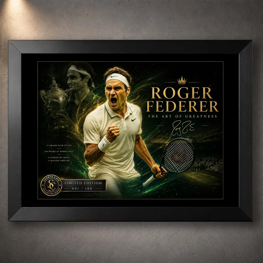 Roger Federer Grace Under Pressure Wall Art