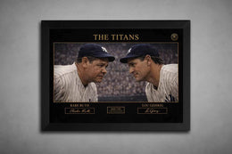 The Titans Ruth vs Gehrig Wall Art
