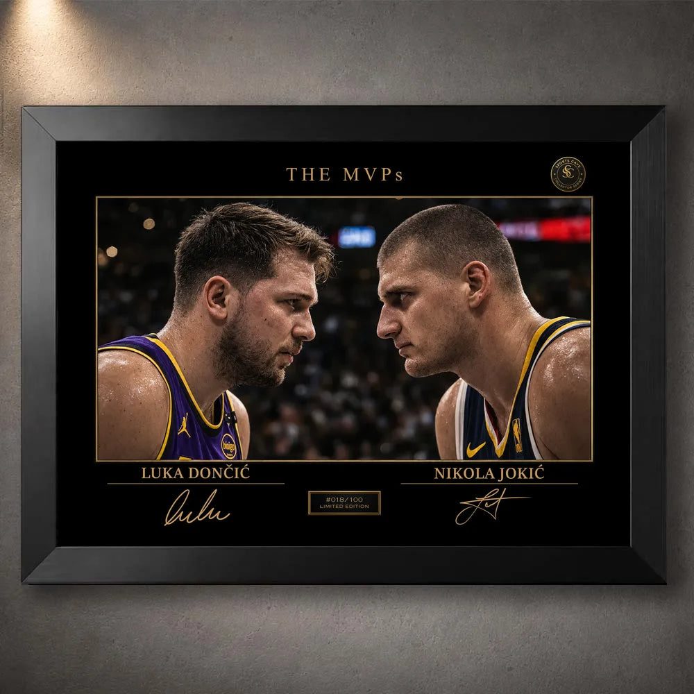 The MVPs Luka vs Jokic Wall Art