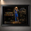 Shai Gilgeous-Alexander Smooth Operator basketball wall art in a premium black frame with gold collector details.