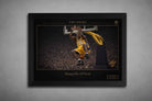 Shaquille O’Neal “The Diesel” artwork in a sleek black frame, premium NBA wall art for serious collectors.