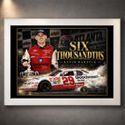 White framed Kevin Harvick Six Thousandths NASCAR wall art featuring the No. 29 Goodwrench motorsport design.