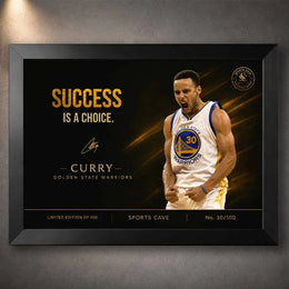Stephen Curry Success Quote Wall Art