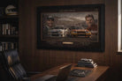 The 1992 Finish premium sports collectibles artwork styled in a refined office interior.