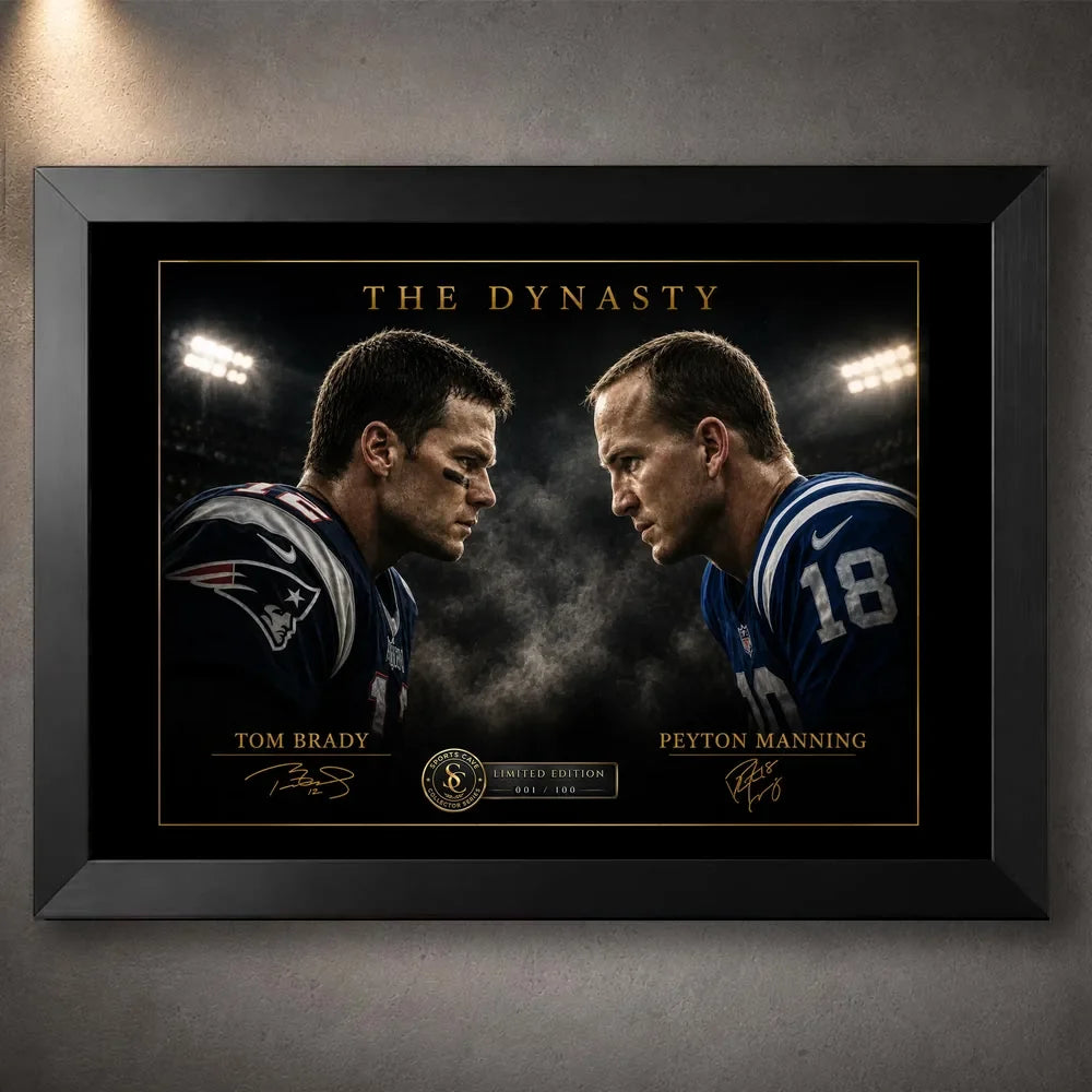 The Dynasty Brady vs Manning Wall Art