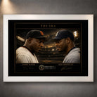 The Era baseball wall art featuring Barry Bonds and Ken Griffey Jr. displayed in a clean white frame.