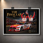 Unframed Kostecki and Hazelwood motorsport print showing the Bathurst-winning #17 car beneath their celebration.