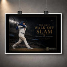 Unframed Freddie Freeman baseball wall art design with a clean white border for flexible display or framing.