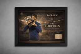 Novak Djokovic: The Fortress Wall Art