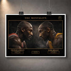 Michael Jordan vs Kobe Bryant unframed NBA wall art sports poster print.