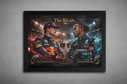 The Rivals: Verstappen vs Hamilton Wall Art