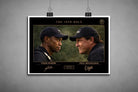 Unframed Tiger Woods vs Phil Mickelson sports wall art print featuring The 18th Hole design for golf collectors and fans
