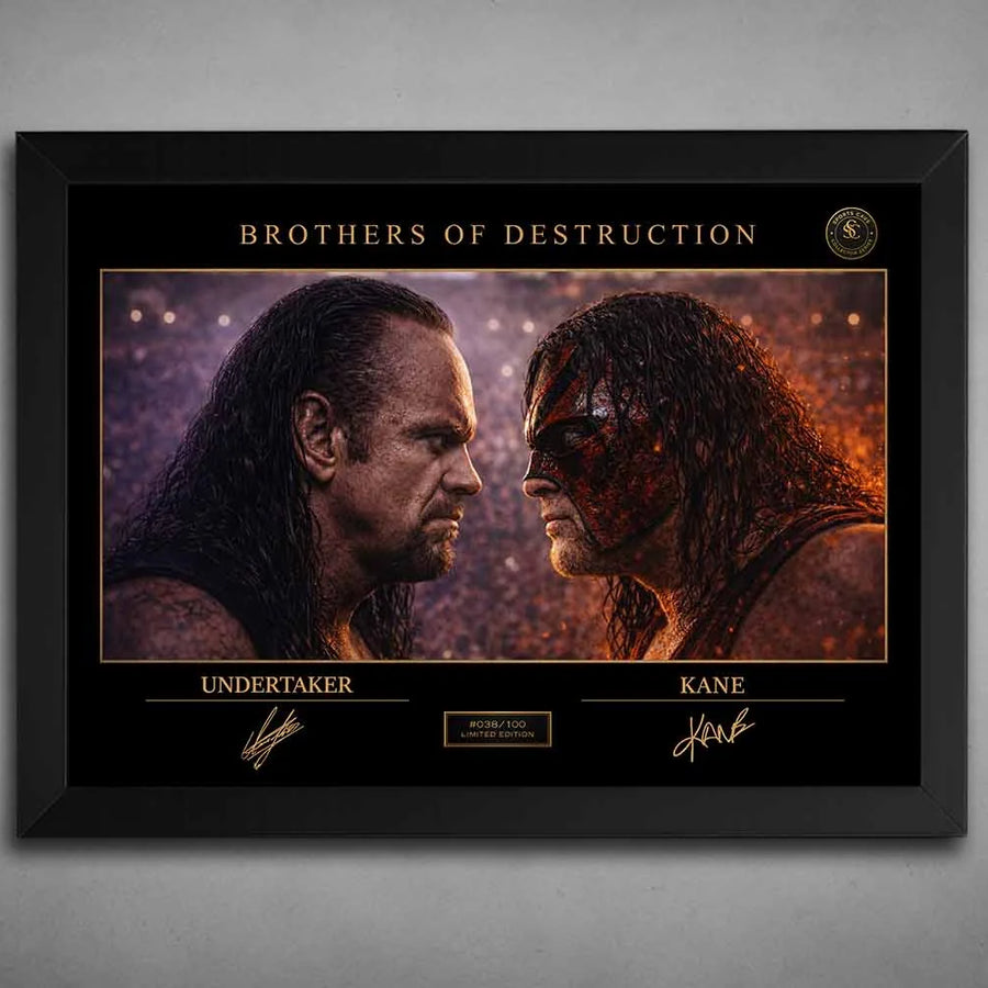 Brothers of Destruction Undertaker vs Kane Wall Art