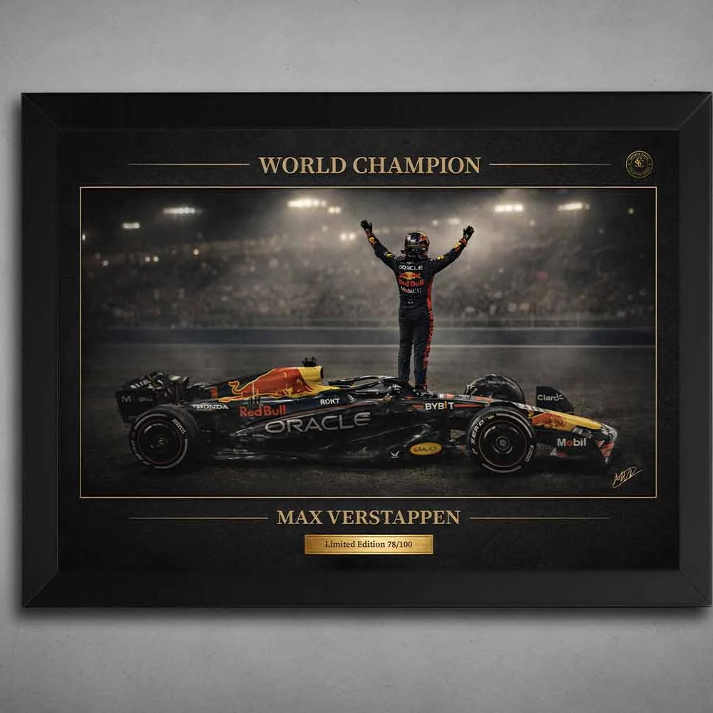 Max Verstappen World Champion Wall Art